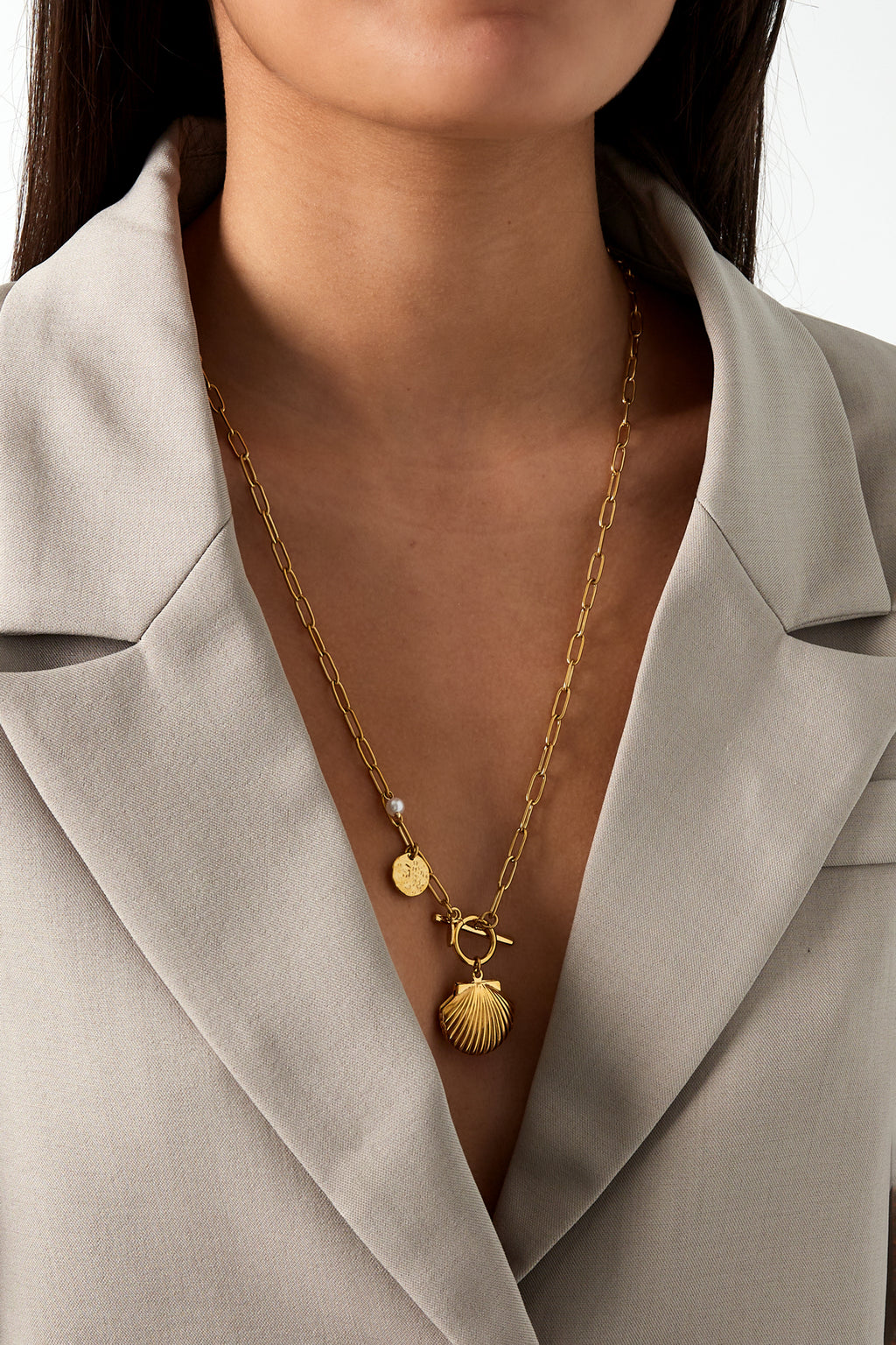 Collier Doré “Coquillage” – Summer Vibes Chic