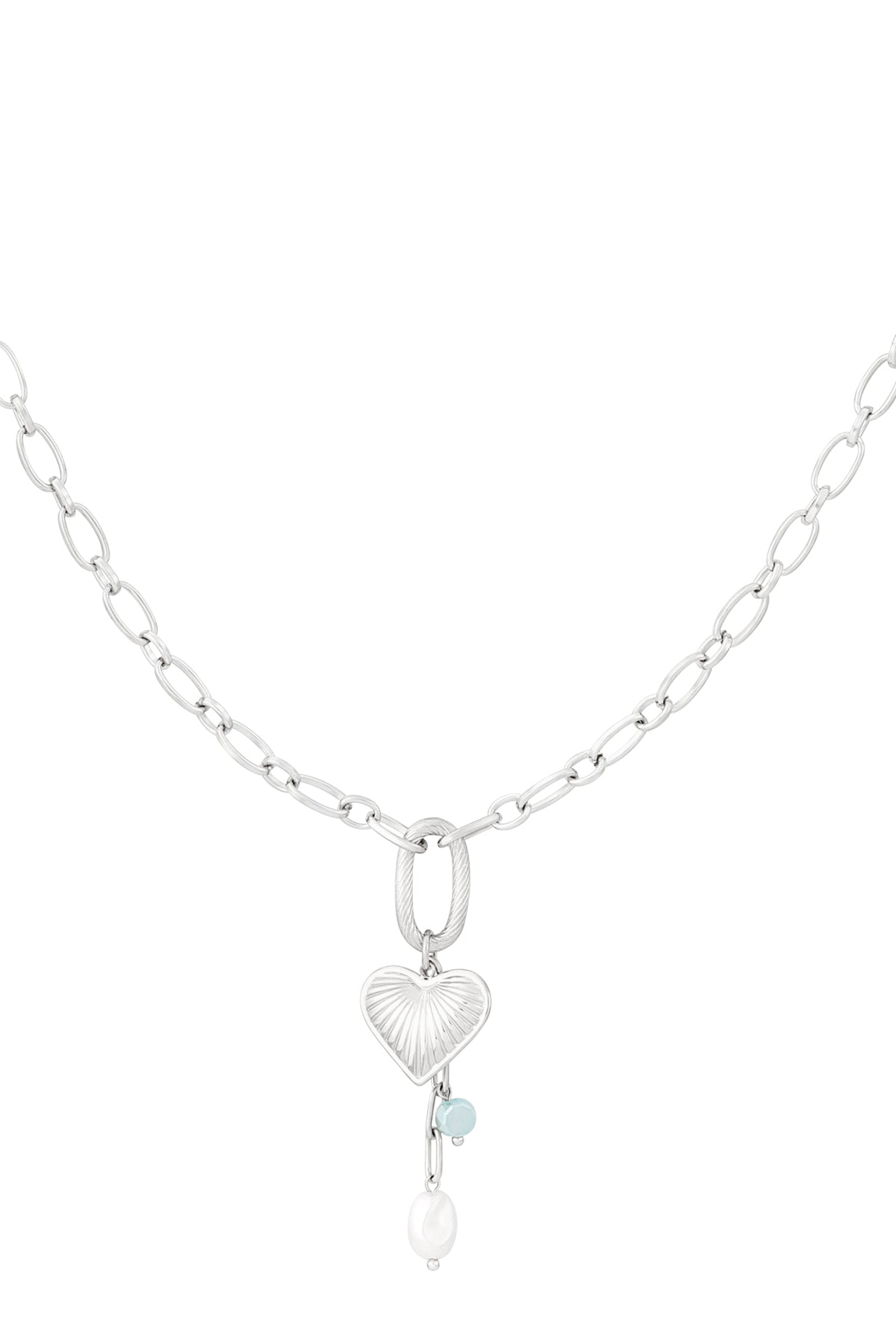 Collier “Shiny Heart” Doré – Romantique & Chic