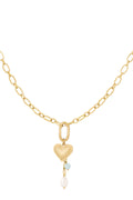 Collier “Shiny Heart” Doré – Romantique & Chic