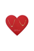 Cœurs Reliés – Set Collier & Bracelet Saint-Valentin 