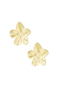 Boucles d’Oreilles Fleur Dorées – Élégantes & Tendance