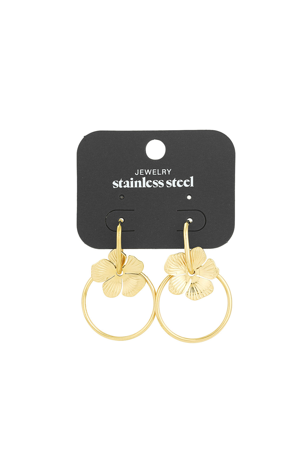 Boucles d’Oreilles “Golden Petal” – Élégantes & Modernes
