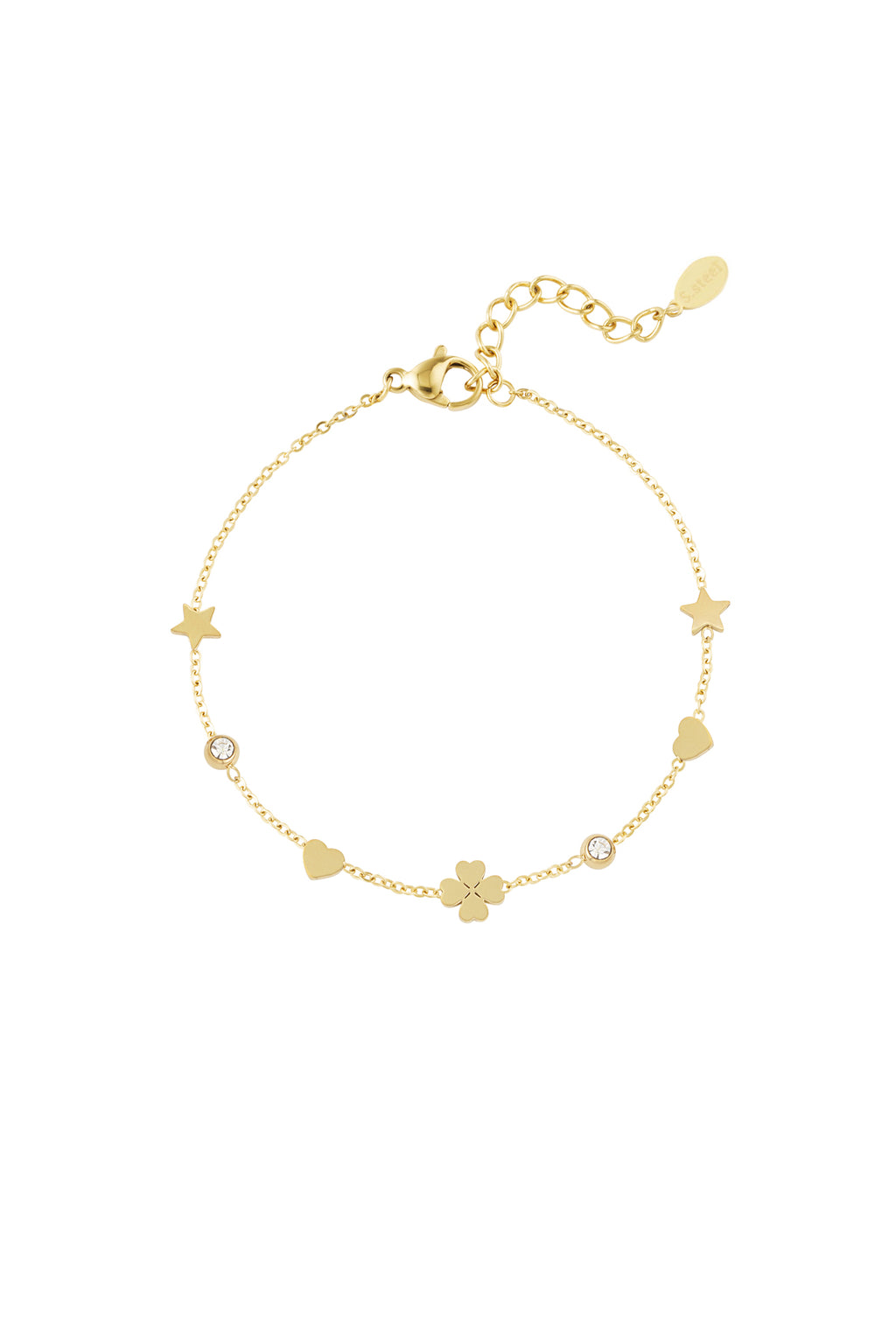 Bracelet “Lucky Clover” Doré – Tendance & Chic